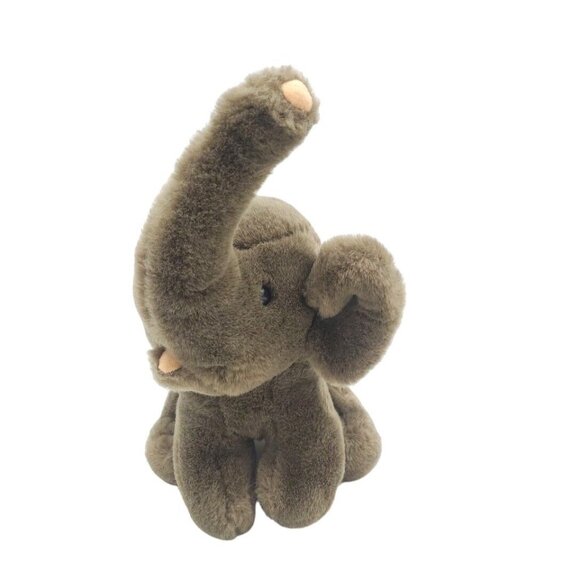 Carousel Plush Grey Elephant Stuffed Animal Toy - Hard‎ to find Vintage 1983 - Picture 2 of 7